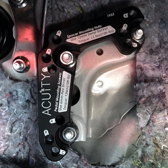 Throttle Pedal Spacer for the Right-Hand-Drive Vehicles