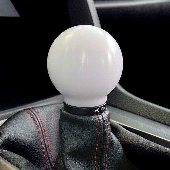 POCO Insulated Low-Profile Shift Knob in White (M10X1.5)