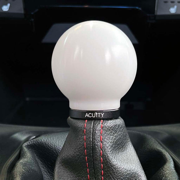 POCO Insulated Low-Profile Shift Knob in White (M10X1.5)