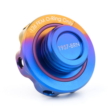 Podium-Ti Oil Cap in Burnt Titanium Finish for Hondas/Acuras - 0