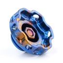 Podium-Ti Oil Cap in Splatter Titanium Finish for Hondas/Acuras-8