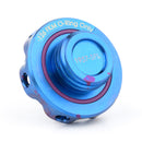 Podium-Ti Oil Cap in Splatter Titanium Finish for Hondas/Acuras-2