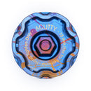 Podium-Ti Oil Cap in Splatter Titanium Finish for Hondas/Acuras-3