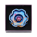 Podium-Ti Oil Cap in Splatter Titanium Finish for Hondas/Acuras-13