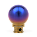 POCO-Ti Low Profile Shift Knob in Burnt Titanium Finish (M10x1.5)-18