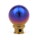 POCO-Ti Low Profile Shift Knob in Burnt Titanium Finish (M10x1.5)-1