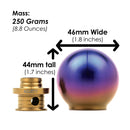 POCO-Ti Low Profile Shift Knob in Burnt Titanium Finish (M10x1.5)-6