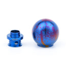 POCO-Ti Low Profile Shift Knob in Splatter Titanium Finish (M10x1.5)-19