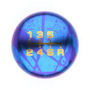 ESCO-Ti Shift Knob in Splatter Titanium Finish(M10X1.5)-2