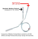 High Preload Centering Spring for 1981-LHD and 1981-RHD Shifters-4