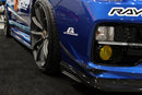 Subaru WRX STI Carbon Fiber Front Bumper Bottom Canards 2015-2017-6