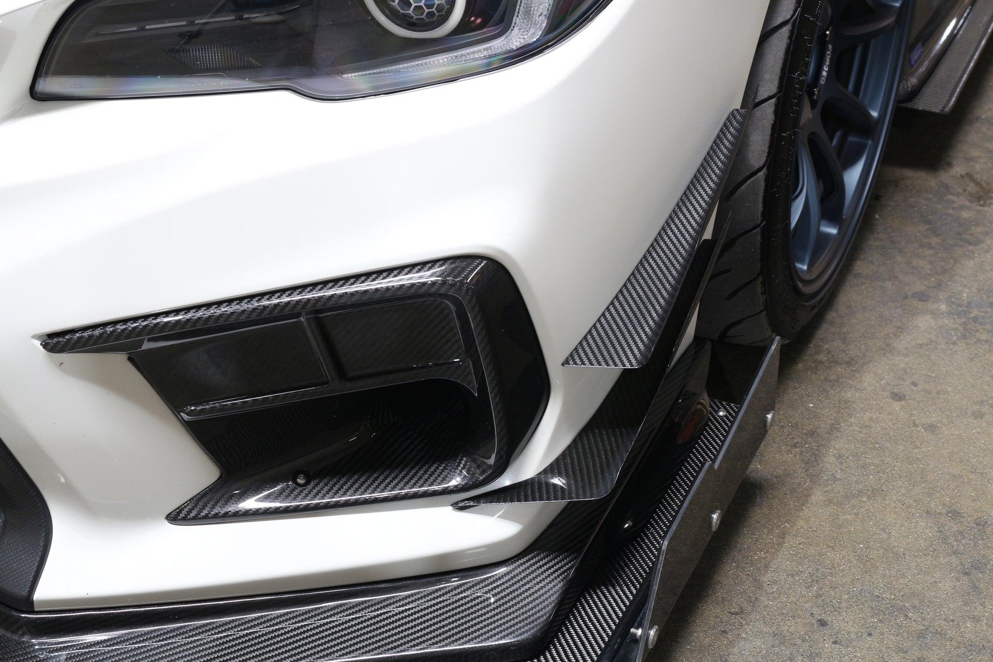 Subaru WRX STI Carbon Fiber Canard 2018-2021 - 0