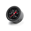 ACUiTY 100 PSI Fuel Pressure Gauge in Satin Black Finish-2