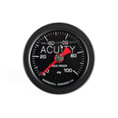 ACUiTY 100 PSI Fuel Pressure Gauge in Satin Black Finish-1