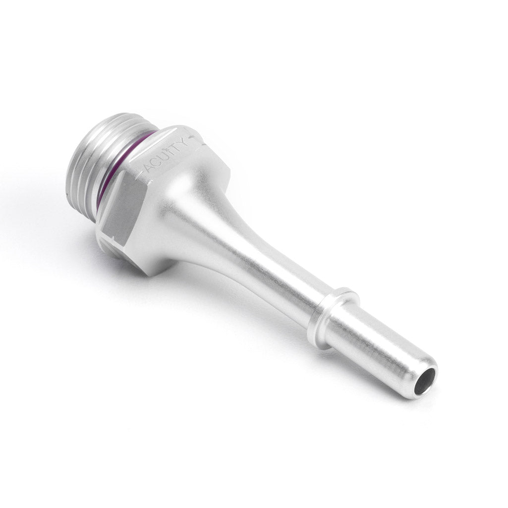 5/16" Quick-Connect to -8 O-Ring Boss (ORB) Adapter, 62mm flange to tip - 0