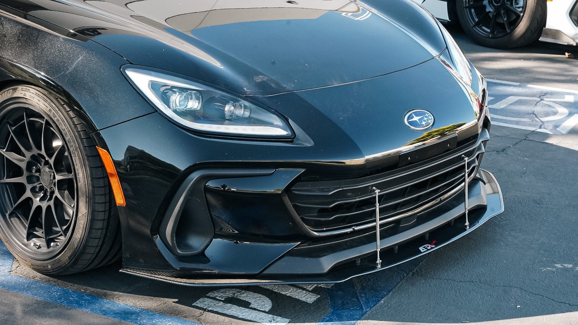 Subaru BRZ Carbon Fiber Wind Splitter w/ Rods 2022-2024 - 0