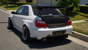 Subaru Impreza WRX/ STI Carbon Fiber License Plate Frame 2004-2007 - 0