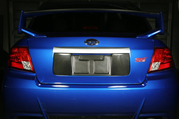 Subaru WRX/ STI Sedan Carbon Fiber License Plate Frame 2008-2014
