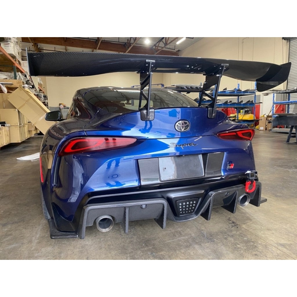 Toyota Supra A90 License Plate Backing 2020-2023 - 0