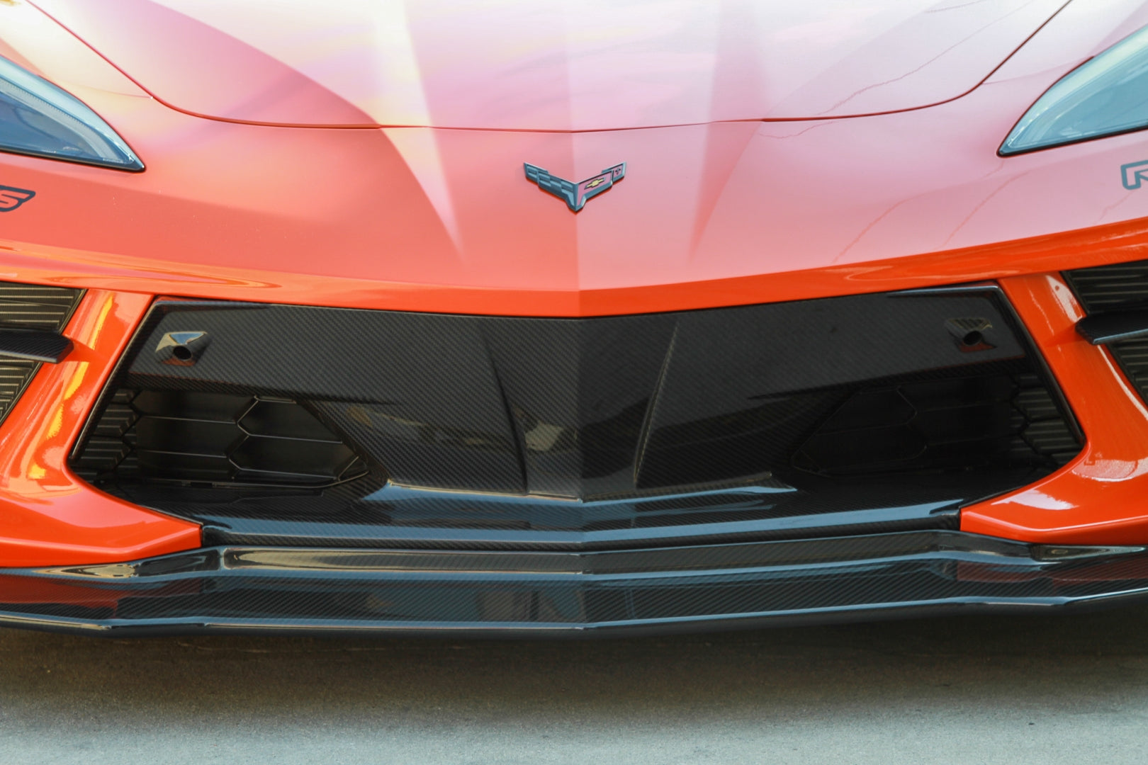 Chevrolet Corvette C8 Front Bumper Center Bezels 2020-UP - 0