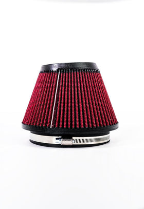 Air Filter for Honda Civic Type R HVI PRL Motorsports 6.00 Inch Inlet Oiled Cone Filter Short Red PRL Motorsports