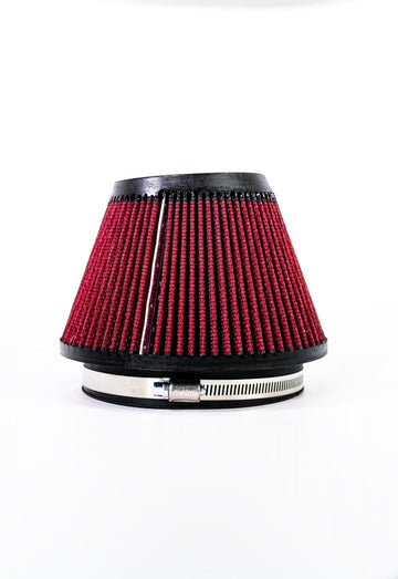 Air Filter for Honda Civic Type R HVI PRL Motorsports 6.00 Inch Inlet Oiled Cone Filter Short Red PRL Motorsports