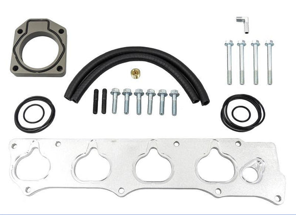 Honda / Acura K24Z RBC / RRC Intake Manifold Adapter Flange and Stock Throttle Body Kit w/ Hardware PRL Motorsports