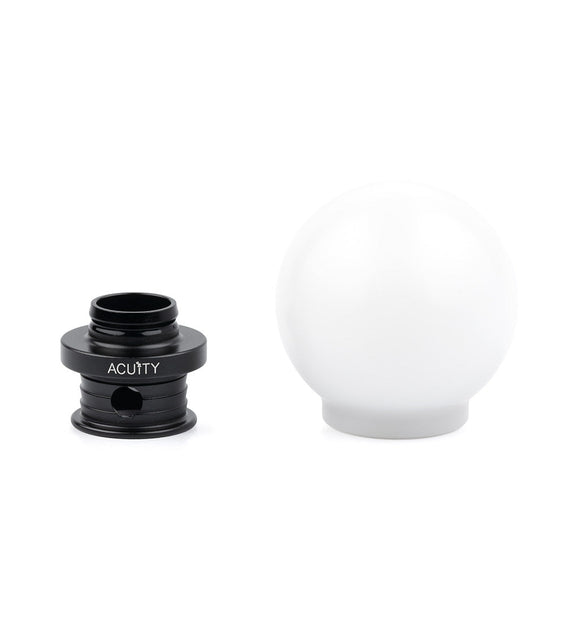 POCO Insulated Low-Profile Shift Knob in White (M10X1.5)