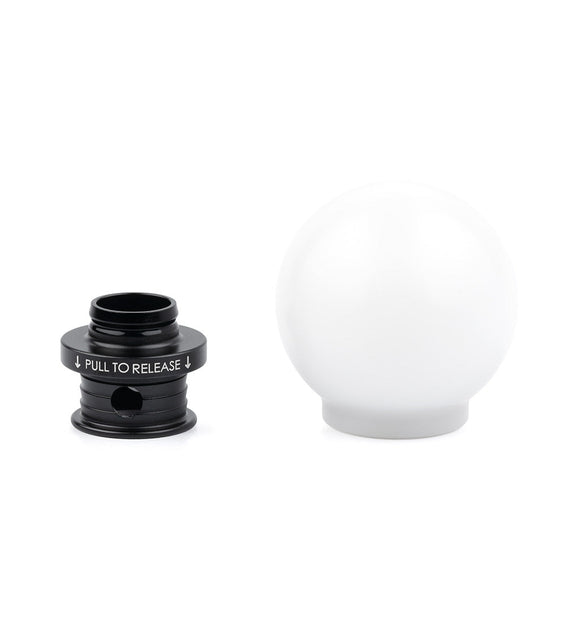 POCO Insulated Low-Profile Shift Knob in White (M10X1.5)