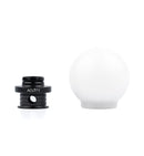 POCO Insulated Low-Profile Shift Knob in White (M10X1.5)-1