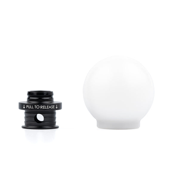 POCO Insulated Low-Profile Shift Knob in White (M10X1.5)