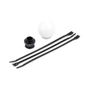 POCO Insulated Low-Profile Shift Knob in White (M10X1.5)-5