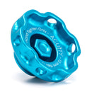 Podium Oil Cap in Satin Teal for Hondas/Acuras-1