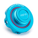 Podium Oil Cap in Satin Teal for Hondas/Acuras-2