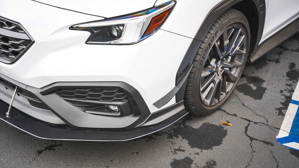 Subaru WRX Carbon Fiber Front Bumper Canards 2022-2023 - 0