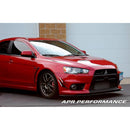 Mitsubishi Evolution X Stock Bumper Front Wind Splitter 2008-2016-3