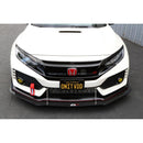 Honda FK8 Civic Type R with OEM Lip Front Wind Splitter 2017-2021-2