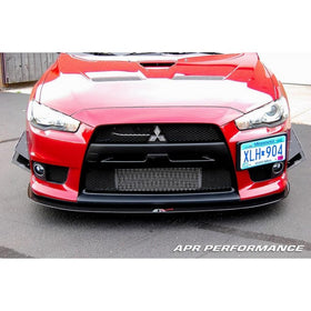 Mitsubishi Evolution X Stock Bumper Front Wind Splitter 2008-2016 - 0