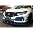 Honda FK8 Civic Type R Front Bumper Canards 2017 - 2021-4