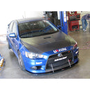 Mitsubishi Lancer Ralliart Front Wind Splitter 2009-Up-2