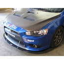 Mitsubishi Lancer Ralliart Front Wind Splitter 2009-Up-3