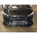 Mitsubishi Evolution X with APR Lip Front Wind Splitter 2008-2016-3