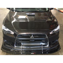 Mitsubishi Evolution X with APR Lip Front Wind Splitter 2008-2016-2
