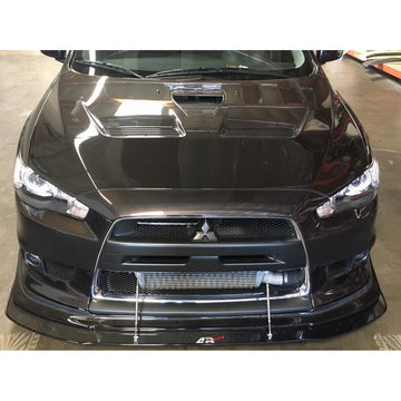 Mitsubishi Evolution X with APR Lip Front Wind Splitter 2008-2016 - 0