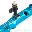 K-Series Fuel Rail in Satin Teal Finish-6