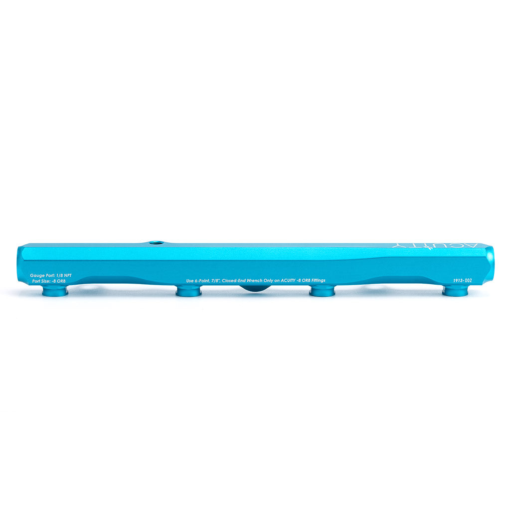 K-Series Fuel Rail in Satin Teal Finish