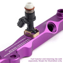 K-Series Fuel Rail in Satin Purple Finish-6
