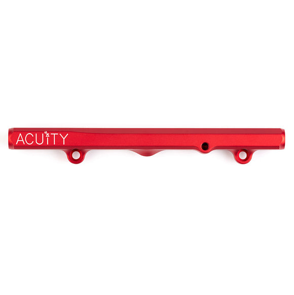 K-Series Fuel Rail in Satin Red Finish