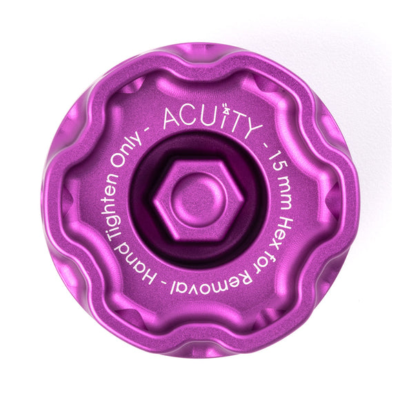 Podium Oil Cap in Satin Purple for Hondas/Acuras