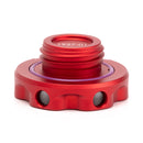 Podium Oil Cap in Satin Red for Hondas/Acuras-2